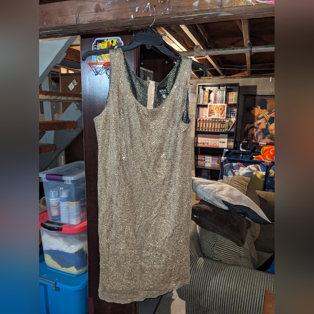 OnyxNite Sz 20 gold dress